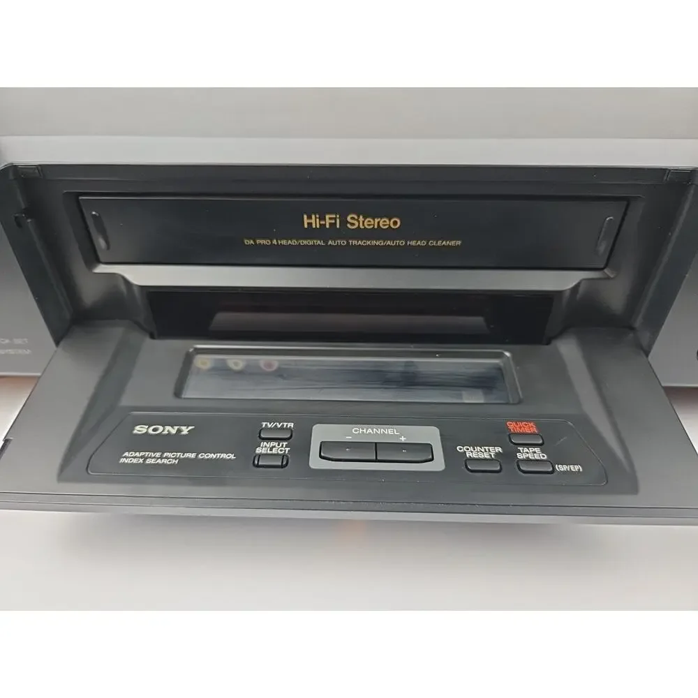 Sony SLV-790HF 4Head HiFi VCR Stereo Receiver - Vintage Premium -Tested Working